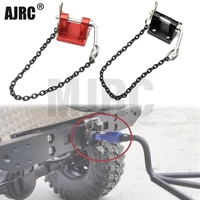 metal trailer chain rescue hook for 110 rc crawler car trx4 rc4wd d90 d110 axial scx10 90046 cc01 for 114 tamiya tow trailer