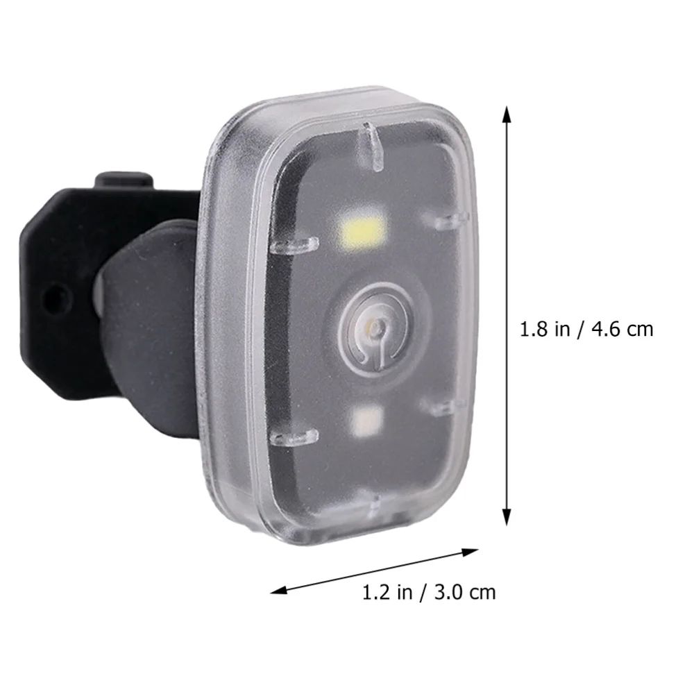 

2Pcs Night Running Lights Bike Tail Lights USB Warning Lamps for Outdoor
