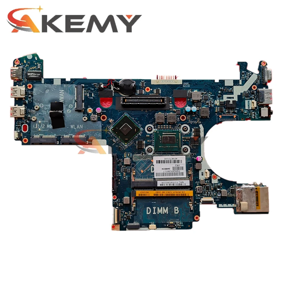 Akemy для Dell Latitude E6230 Материнская плата ноутбука CN-09G8F8 09G8F8 QAM00 LA-7731P основная SR0X8 I7-3540M
