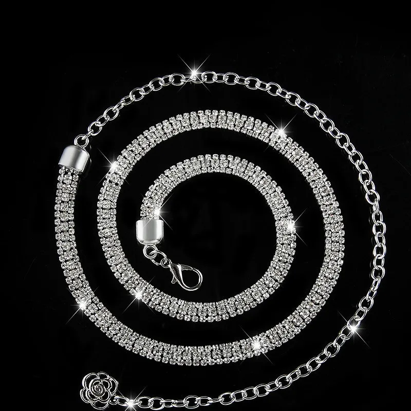 Женский аксессуар для танца живота цепочка на талию с кристаллами и бисером 2020 |