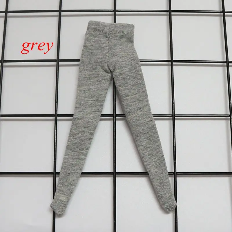 grey Doll’s Blyth Clothes Socking Candy Color Pantyhose Basic Pure Cotton Pant for Azone,Pullip,Baribes,Blyth 1/6 Doll Accessories - Цвет: grey
