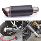Выхлопная труба для мотоцикла Honda CB650F VF VFR 750 800 VTR1000F CBR125R, глушитель выхлопной трубы с DB killer, 51-60 мм