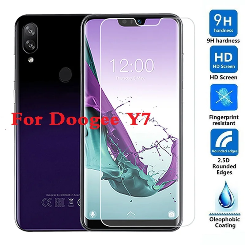 

Закаленное стекло Для Doogee Y7, Взрывозащищенная защитная пленка для экрана телефона DoogeeY7 мобильный телефон