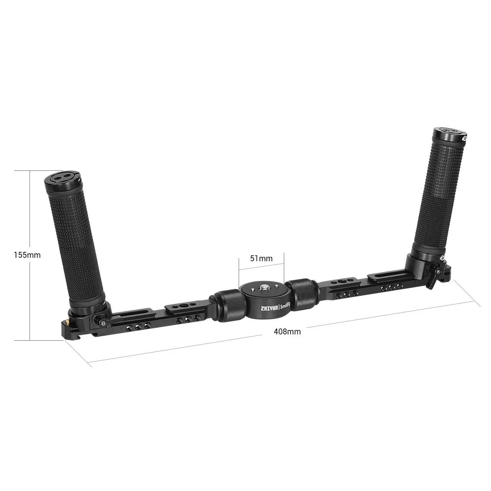 Двойная Рукоятка SmallRig для Zhiyun CRANE 3S карданный Ручной Стабилизатор с НАТО