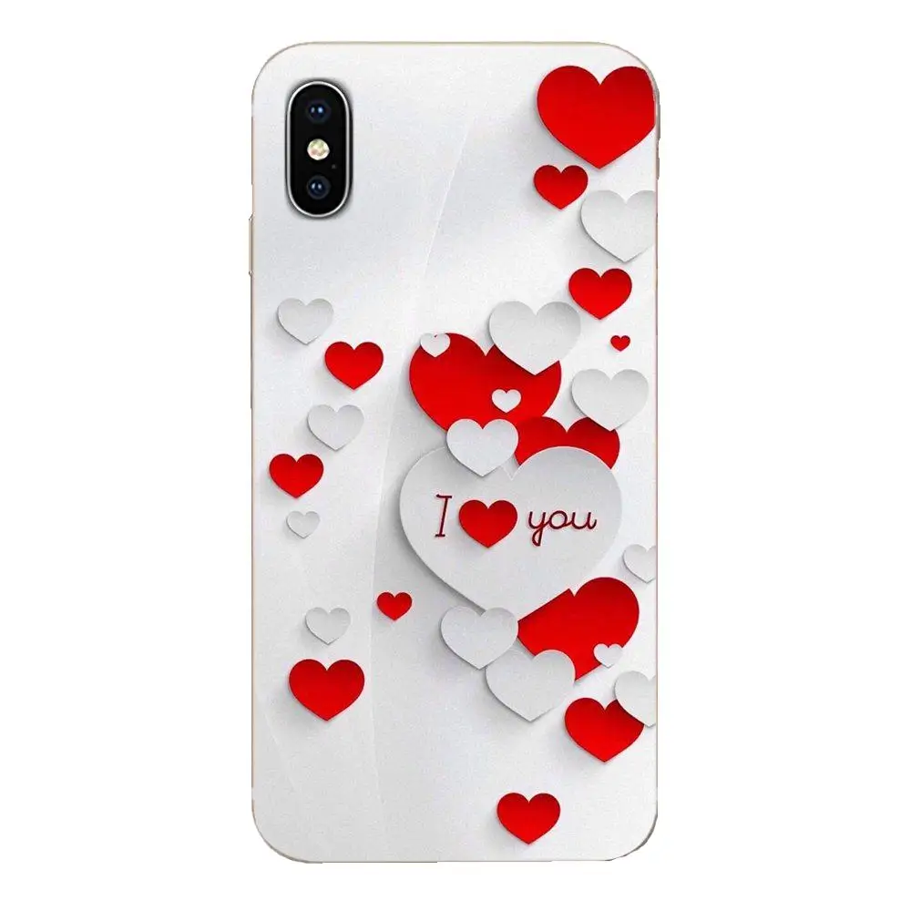 ТПУ чехлы обложки для Xiao mi 3 4 4C 4i 5 5S 5X6 6X8 SE Pro Lite A1 Max x 2 Note Красное сердце Купидон |