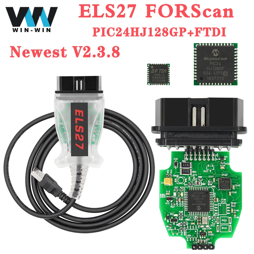 Автомобильный сканер ELS27 FORScan для Ford Mazda OBD OBD2 автомобильные