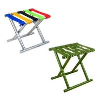 outdoor cable tie folding stool stainless steel portable fishing chair camping stool lightweight outdoor furniture