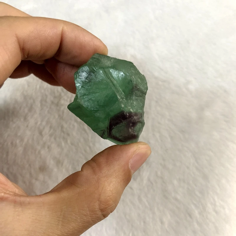 Sale 1Pcs Raw Green Fluorite Rough Stone Natural Healing stone Speciment For warping Cabbing Cutting Lapidary Approx40mm | Украшения и