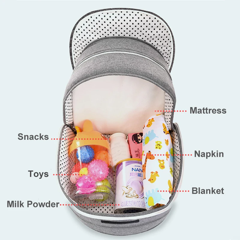

Breathable Portable Sleeping Baby Bed Crib For Baby Multi-Function Travel Mosquito Nest Bed For Portable Newborns For Cribs Baby