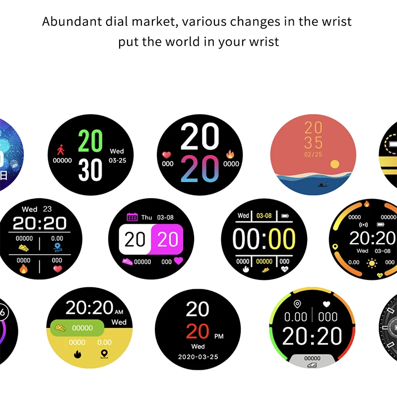 Смарт-часы унисекс с пульсометром и тонометром IP68 | Электроника