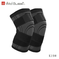1 pair of men and women exercise kneepads compression sleeve solution running fitness elastic package support knee pad joint pai
