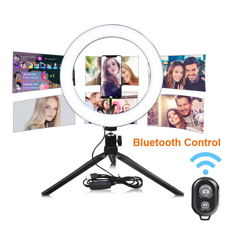 Смарт зеркало мобильный телефон селфи кольцо свет для Iphone Ipad камера видео