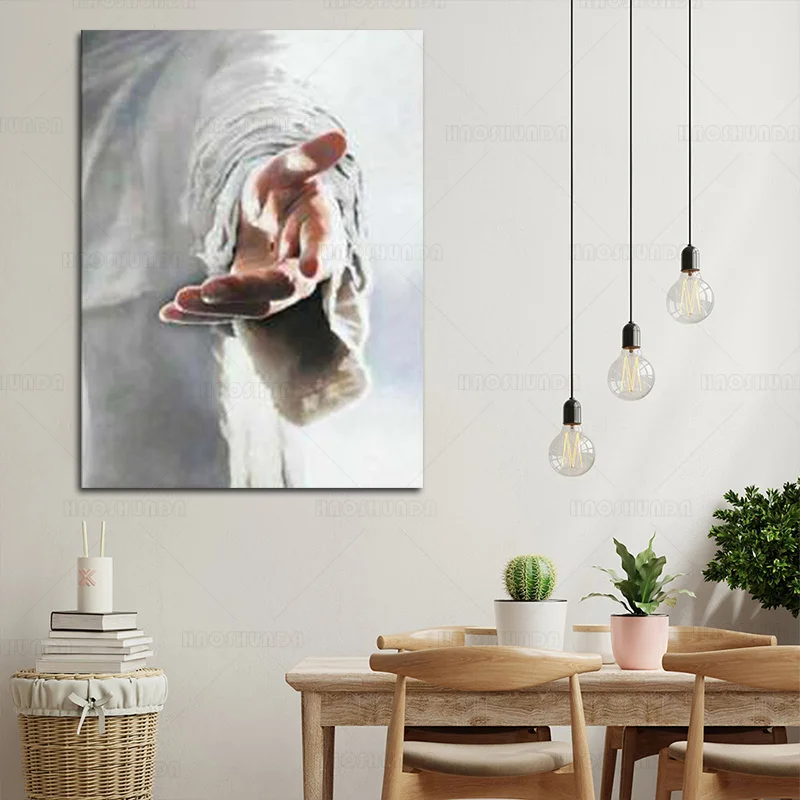 Картина на холсте с изображением HD настенное искусство христианский Иисус дайте