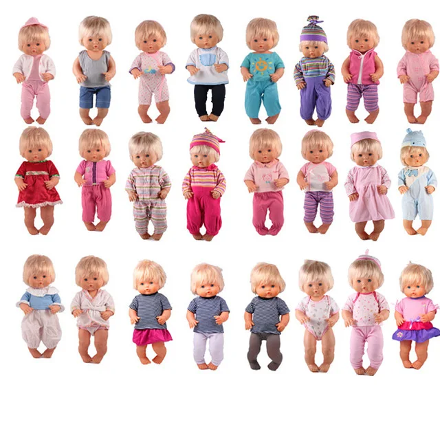 20 pcs mixed style 4 Модная Одежда для кукол, подходит для 41 см, Nenuco accessorios Nenuco y su Hermanita, 20 шт./лот, аксессуары для кукол, 16 дюймов, Nenuco Doll - Цвет: 20 pcs mixed style 4