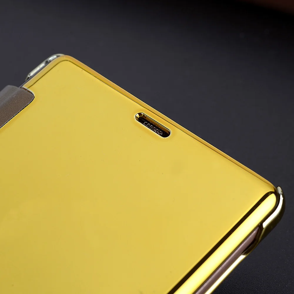 Роскошный зеркальный флип чехол для samsung Galaxy Note 8 Note8 SM N950 N950F N950FD DS телефона