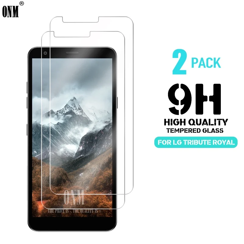 2 шт. закаленное стекло для LG TRIBUTE ROYAL Glass защита экрана LM X320PM защитная пленка| |