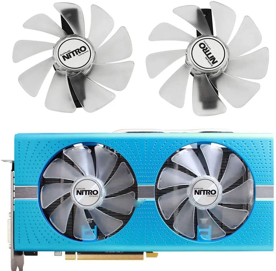 CF1015H12D FD10015M12D RX 590 580 480 470 охлаждающий вентилятор GPU для Sapphire RX470 RX590 RX580 RX480 RX570 NITRO