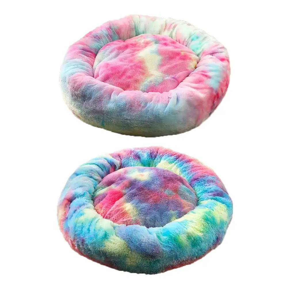 Круглый спальный мешок Kennel для собак и кошек на осень зиму длинная плюшевая