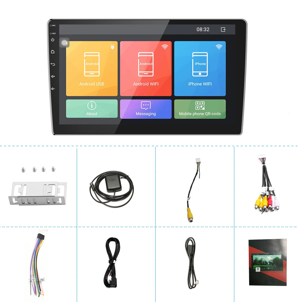 

SIXWIN 2din Car Multimedia Player Android 10.1" Car Radio GPS Navigation Autoradio Bluetooth WIFI MirrorLink 2 Din Radio Stereo