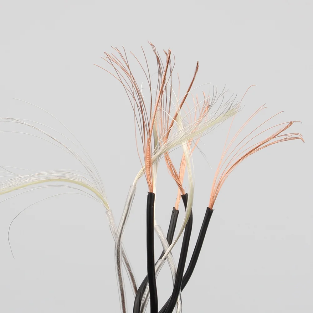 Кабель TRN из меди и серебра гибридный плетеный кабель 2 5/3 5 мм Балансирующий