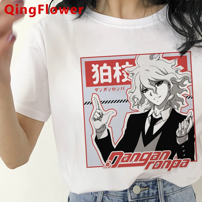 Футболка Ouma Kokichi Danganronpa V3 женские футболки большого размера повседневная одежда