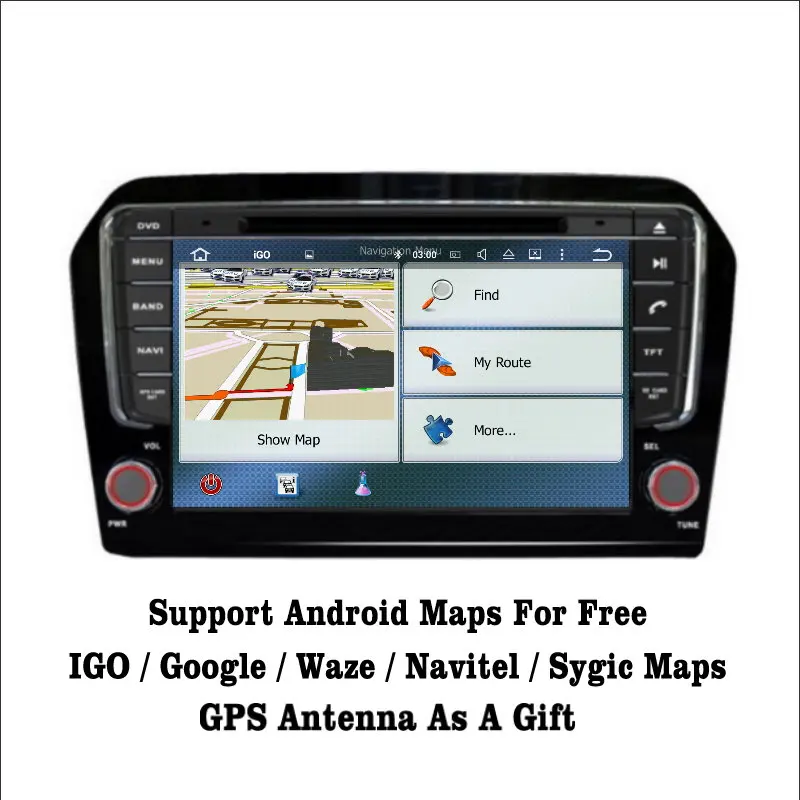 Liislee Android 7 1 2G RAM для Volkswagen Jetta автомобильное радио Аудио Видео Мультимедиа DVD плеер