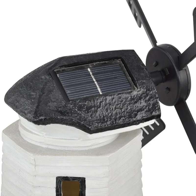 Автоматически горит светодиодный солнечный светильник дом статуя образный