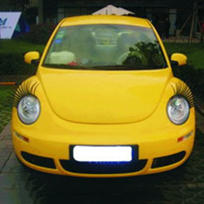 

Headlight Eyelash Car 3D Cute Sticker Eyelashes Car False Eyelashes Sticker Eye Patch Car Accessories