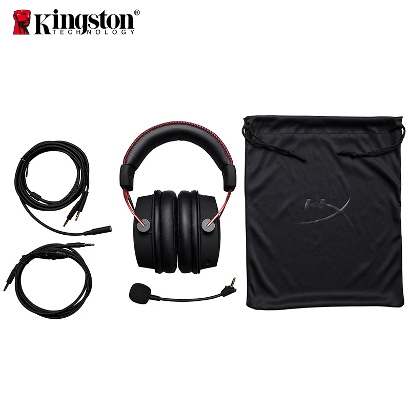 Гарнитура Kingston HyperX Cloud Alpha для киберспорта проводная и Проводная игр|Наушники