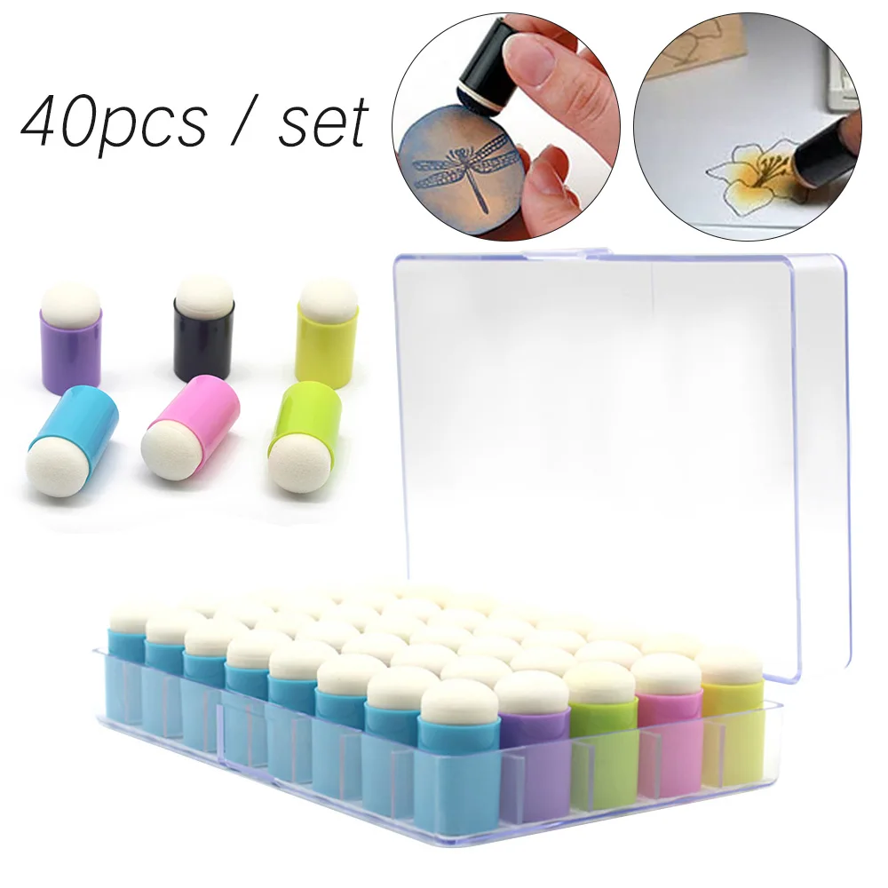 

Школьный набор для рисования, Набор для творчества, губка для рисования, пена, Меловые чернила для пальцев, губка для рисования, инструменты ...