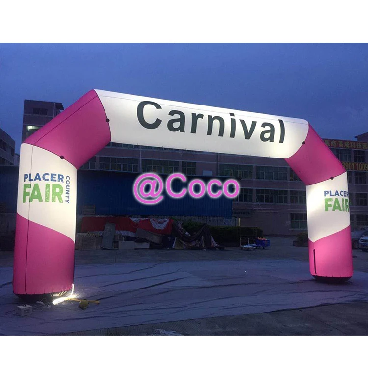 Бесплатная доставка воздухом до двери 8x5 м гигантская надувная АРКА оксфордская