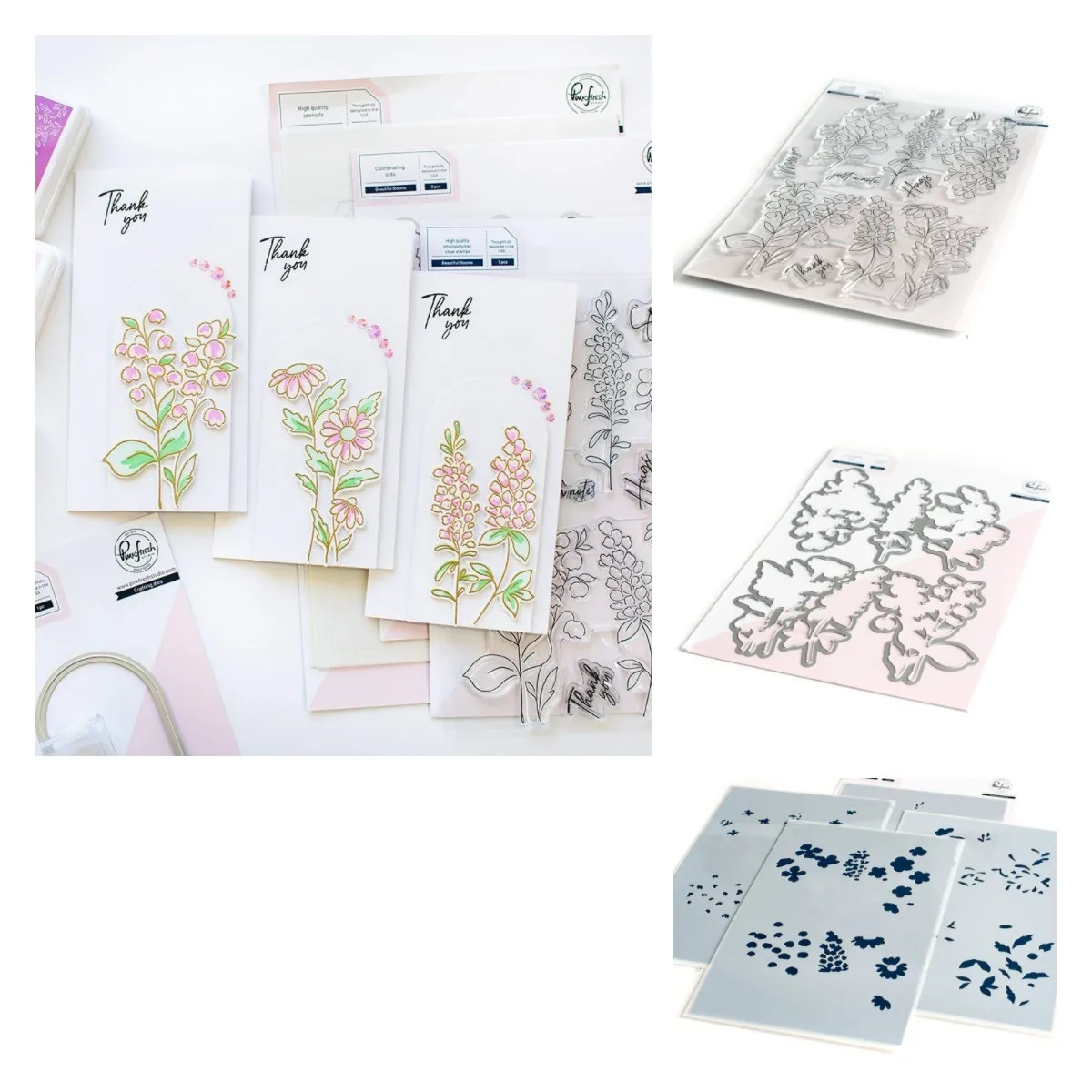 

Blooms Metal Cutting Dies Clear Stamps Stencil Scrapbooking New Make Photo Album Card DIY Paper Embossing Craft Supplies 2022