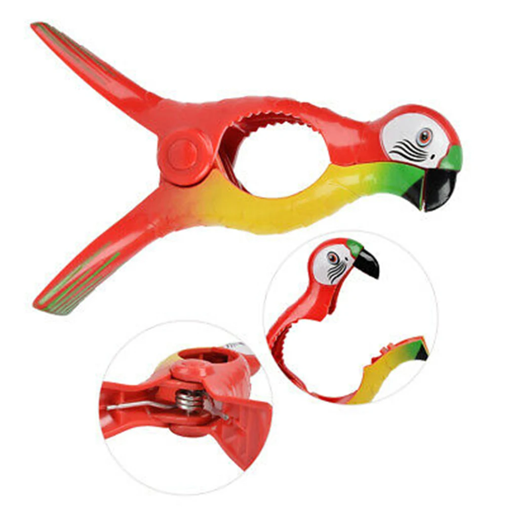 Прочные пластиковые цветные зажимы тапочки в форме попугая дельфина
