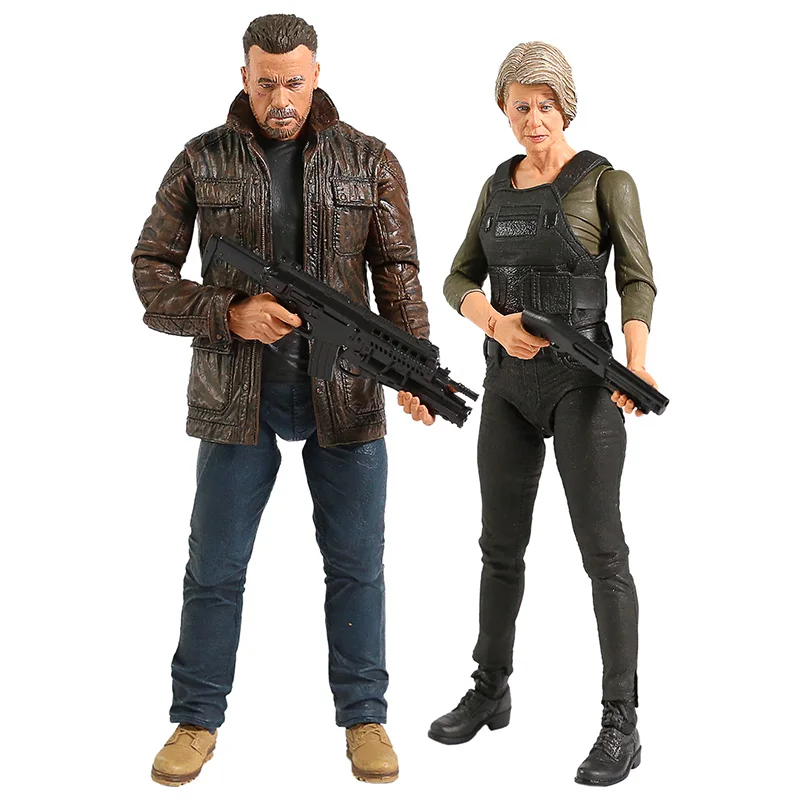 NECA Терминатор 6 темного рока старый T 800/Сара Коннер движущаяся фигурка