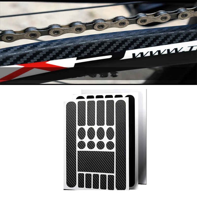 Велосипед защитные наклейки Анти Царапины горный велосипед Рама Передняя вилка