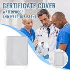 Для детей от 1 года до 5 лет шт. Водонепроницаемый путешествия грязь с отделением для паспорта Обложка дома бумажник прозрачный идентификационные карточки ПВХ пластиковые удостоверения Id-Карты прививочный сертификат Защитный чехол