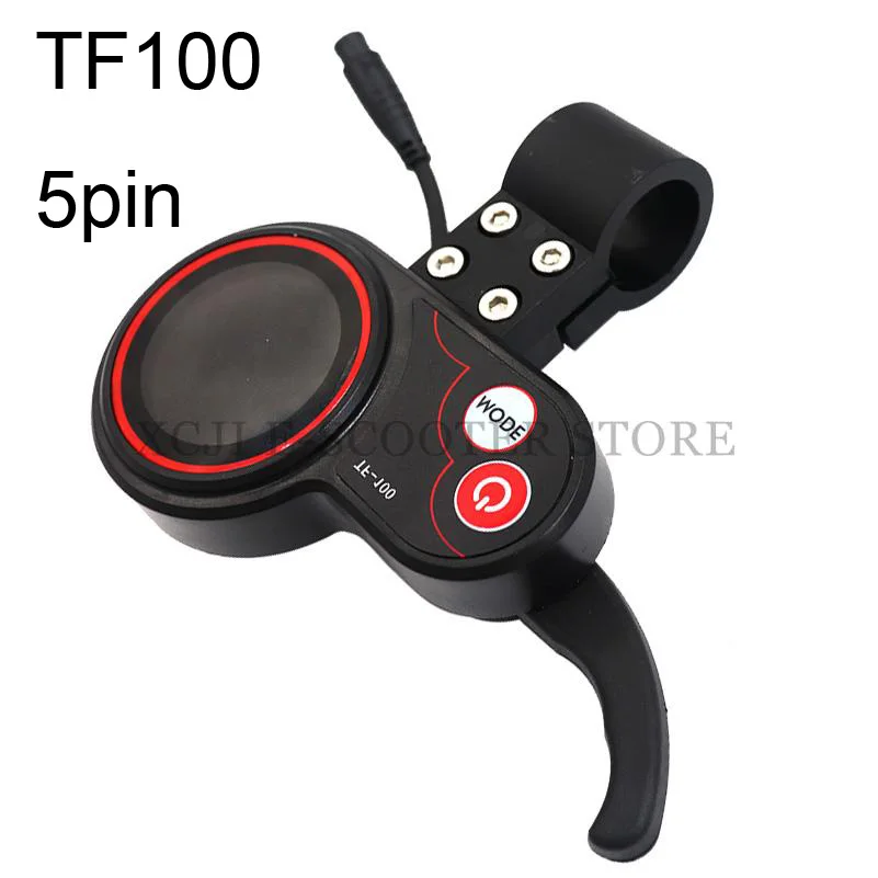 

TF-100 Electric Scooter LCD Instrument Bicycle Accelerator Controller Power Switch Throttle Handlebar Refitting Accessories 5Pin