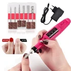Фрезер для маникюра с 6 насадками, аппарат для маникюра и педикюра, мощность 2021