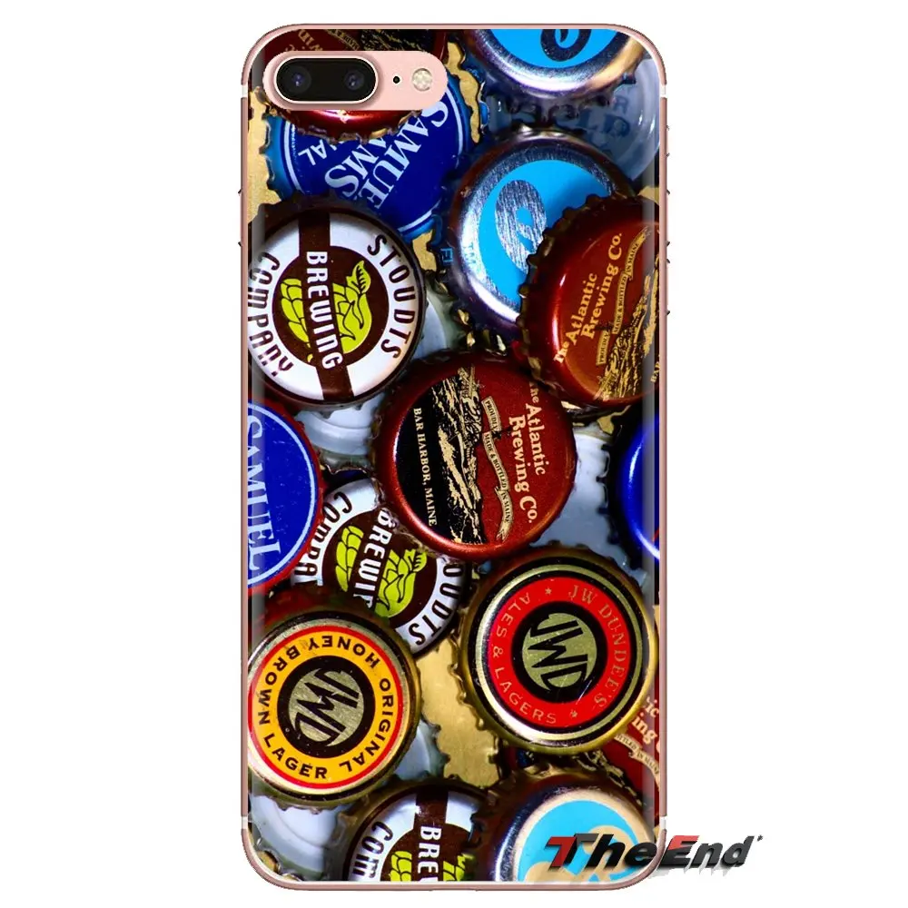Многие крышки для пивных бутылок узор коллаж чехол телефона Samsung Galaxy J1 J2 J3 J4 J5 J6 J7 J8