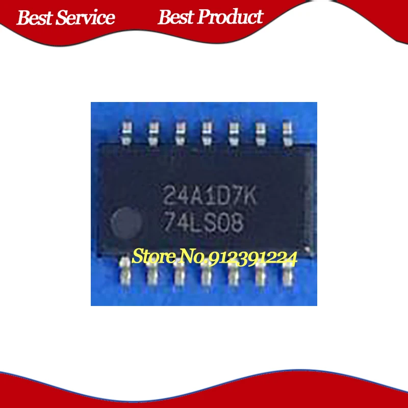 

10 Pcs/Lot SN74LS08NSR 74LS08 SOP14 New and Original In Stock
