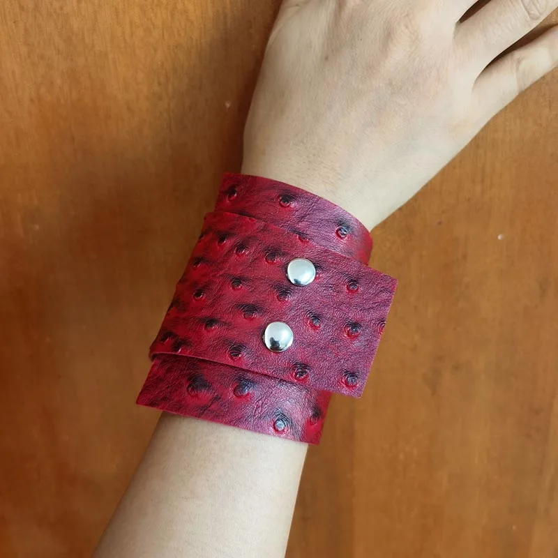 Женский кожаный браслет в стиле Бохо вечерние принтом змеиной кожи | Украшения и