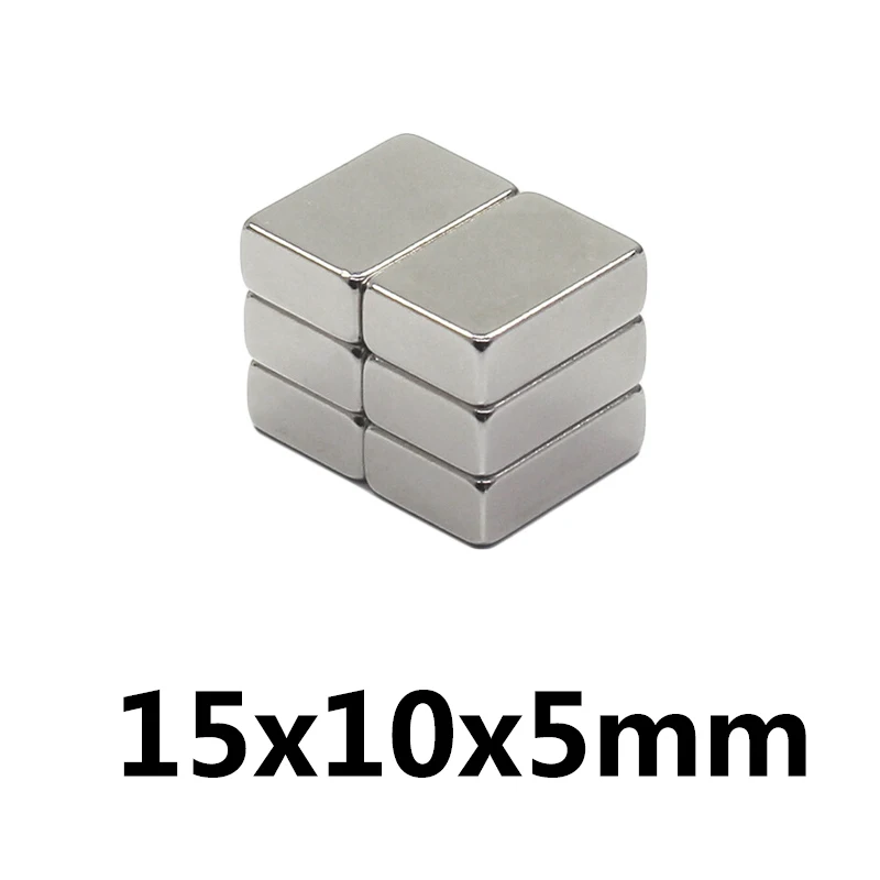 

10/20/50 шт., неодимовые магниты, 15x10x5 мм, 15x10x5 мм