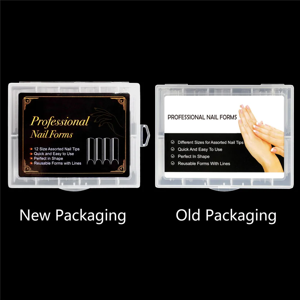 TP 120 шт. половина покрытия двойная система формы для ногтей C-образные Типсы