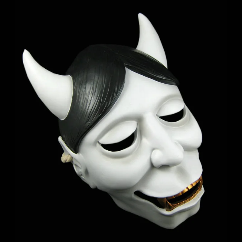 

Waylike Halloween Prajna Mask Cosplay Tactical Japanese Demon Fox Mask Festival Party Oni Devil Prajna Mask Hunting Accessories