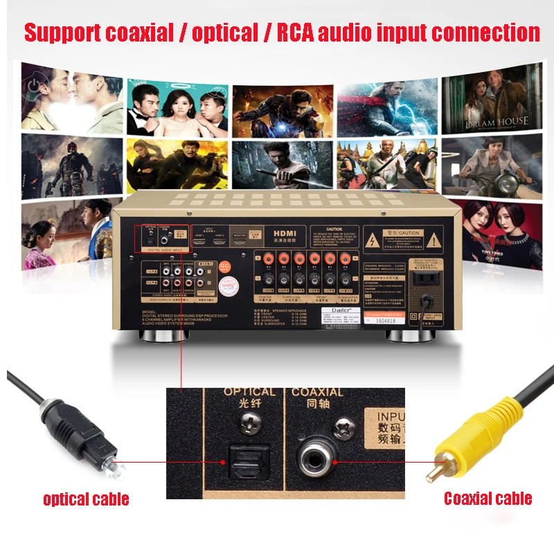 HDMI 4K HD DTS Dolby женский домашний кинотеатр C5200 aeas чип Bluetooth без потерь 5 1 каналов 1600 Вт