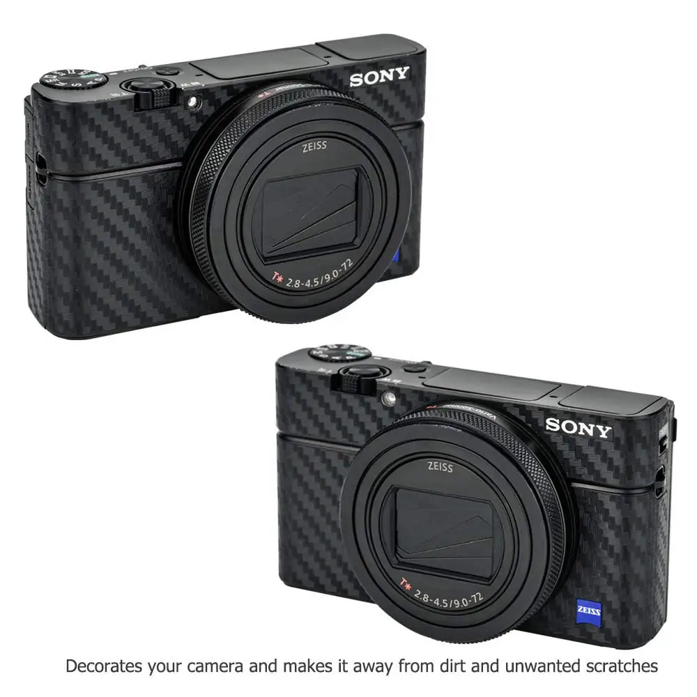 Наклейка из углеродного волокна для корпуса камеры Sony RX100 Mark VII VI RX100M6