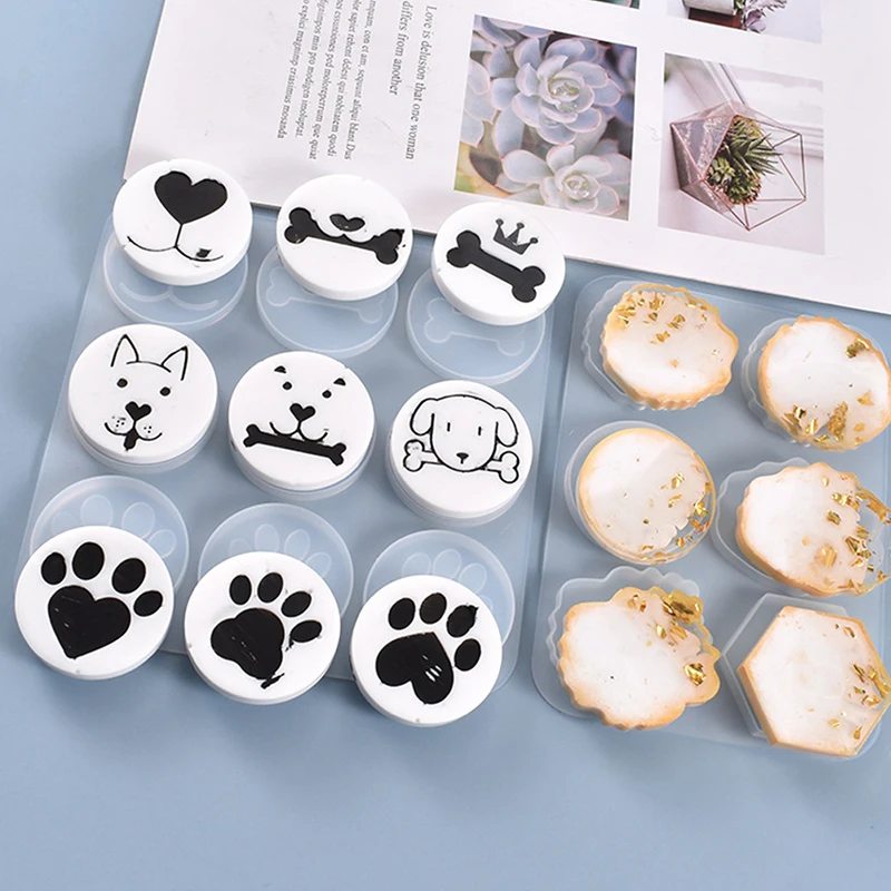 

Инструментов для создания украшений, домашнее животное украшение плесень нерегулярные основание прессформы Формы УФ-отверждаемая эпоксид...