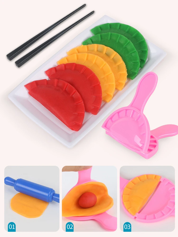Парикмахерская глина Детский play-doh набор форм DIY игрушки для стрижки волос и сдавливания волос игрушки