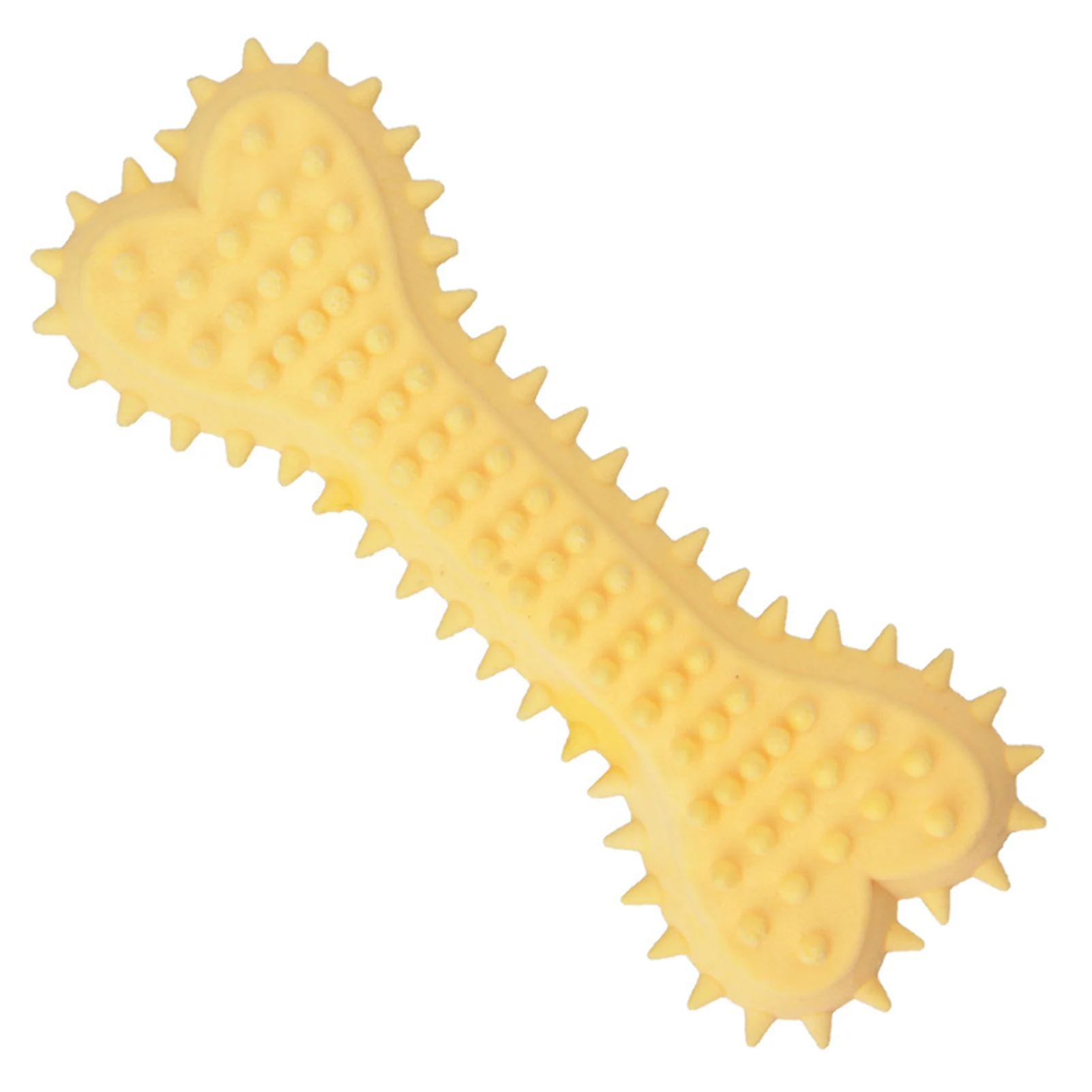 

Dog Teethers Rubber Dog Dog Teeth Cleaning Toy Dog Cat TPR Foam Chewing Toy Milky Scented Flat Bones Molar Teether Pet Supplies