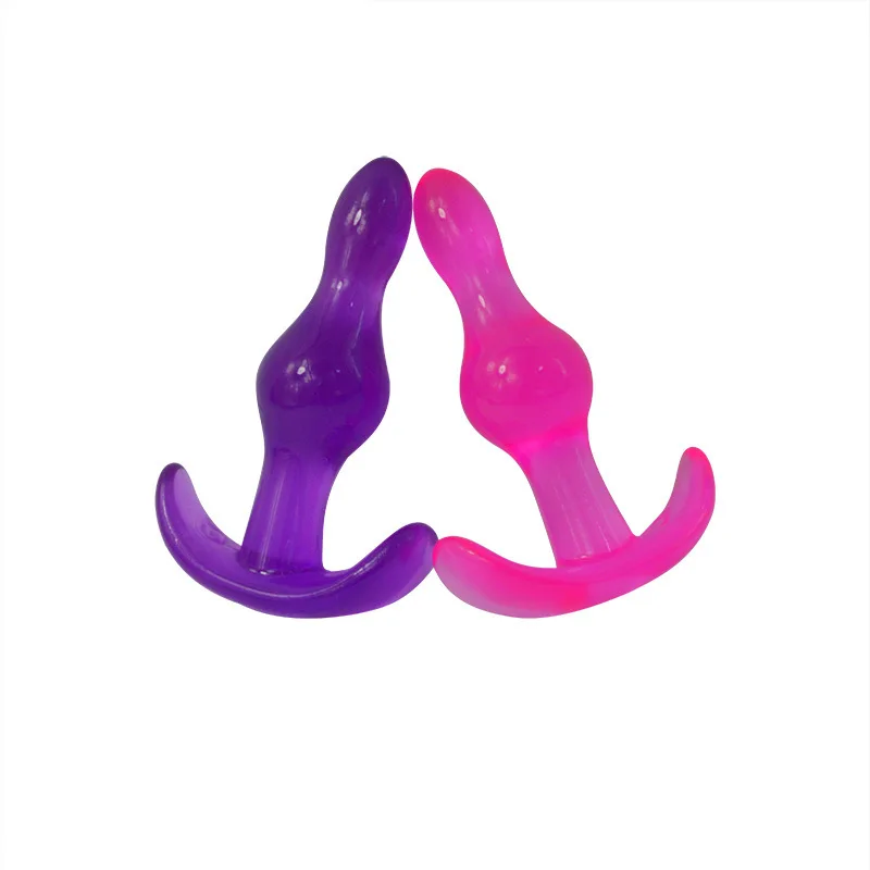 Мягкий силиконовый анальный фаллоимитатор для стимуляции точки G во